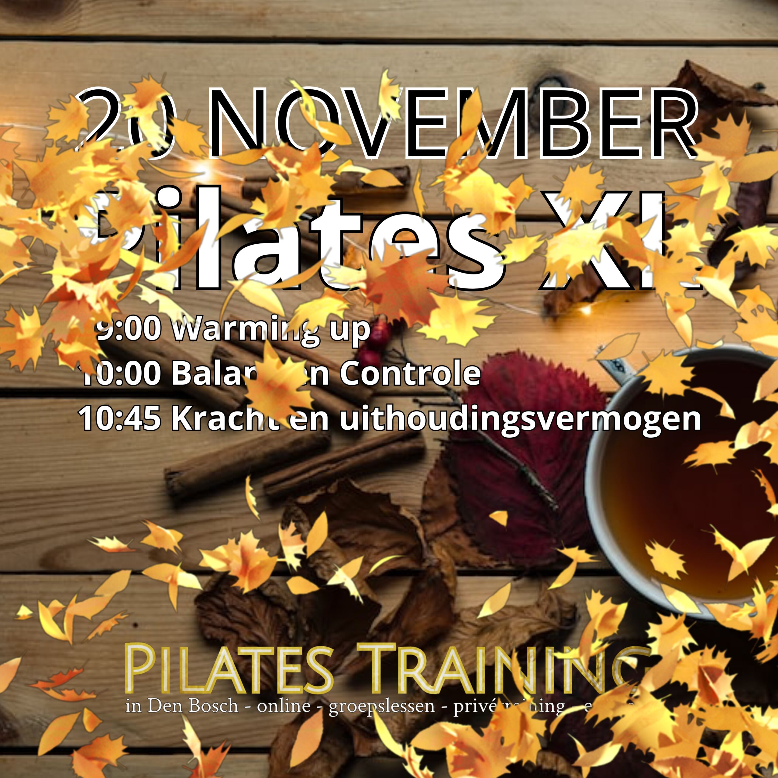 Pilates XL 20 november